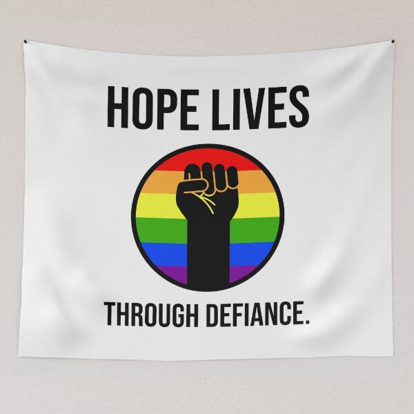 Item preview, Hope lives through defiance  designed and sold by Rachel the Artist .