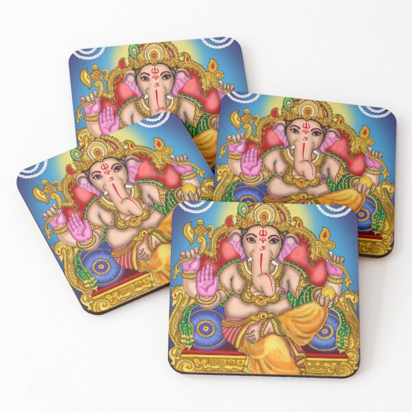 Item preview, Lord Ganesha Art – Divine Elephant God Spiritual Illustration designed and sold by Harshit_Digital_Arts.