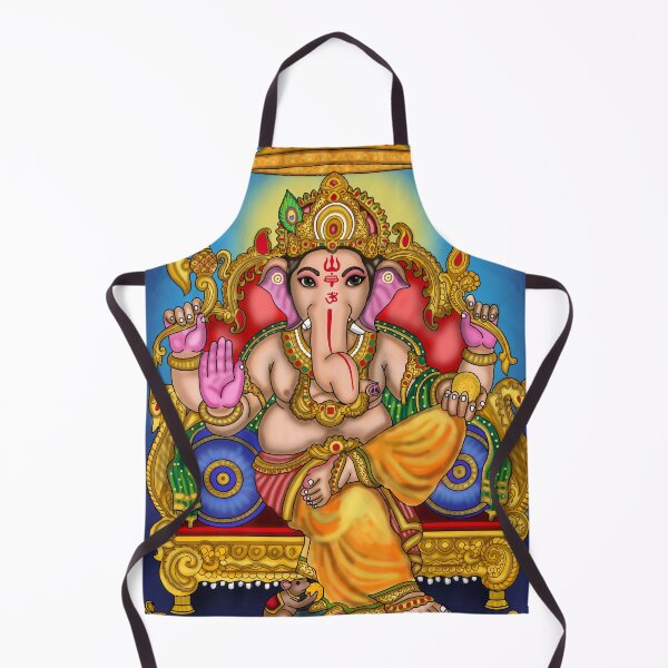 Item preview, Lord Ganesha Art – Divine Elephant God Spiritual Illustration designed and sold by Harshit_Digital_Arts.