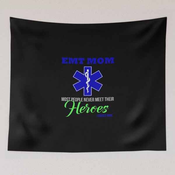 Item preview, EMT Mom Gift Hero Firefighter EMT EMS Wing designed and sold by djpraxis.