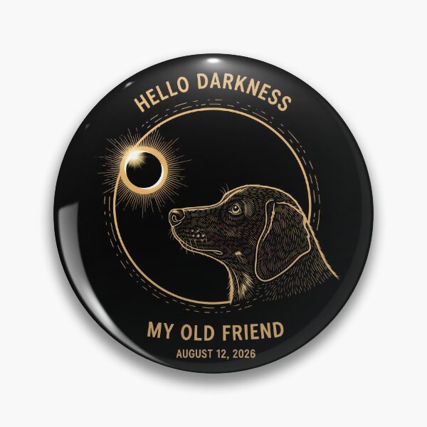 Item preview, hello darkness my old friend Total solar eclipse 2026 designed and sold by VividDripCo.