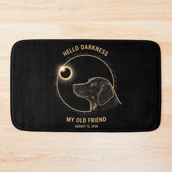 Item preview, hello darkness my old friend Total solar eclipse 2026 designed and sold by VividDripCo.