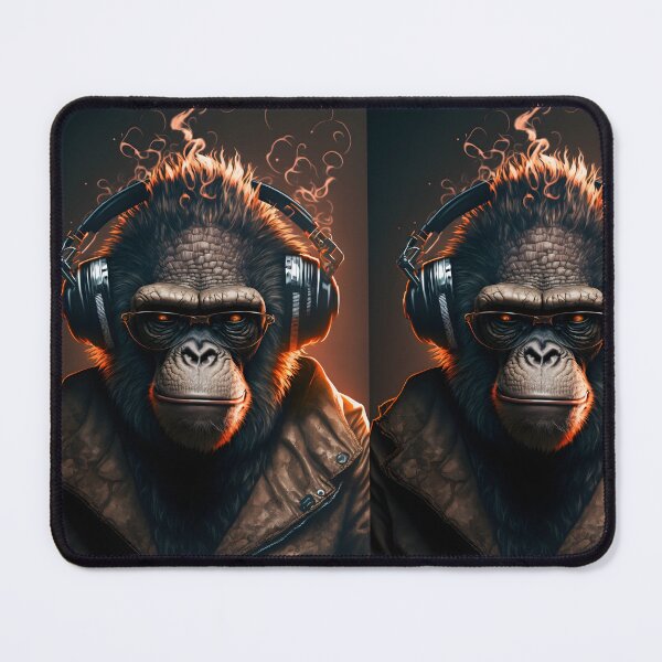 Item preview, Gorilla DJ Urban Style - Fantastic Art of Music-Loving Primates designed and sold by Hipatye26.