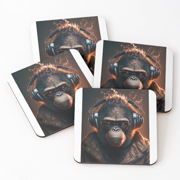 Item preview, Gorilla DJ Urban Style - Fantastic Art of Music-Loving Primates designed and sold by Hipatye26.