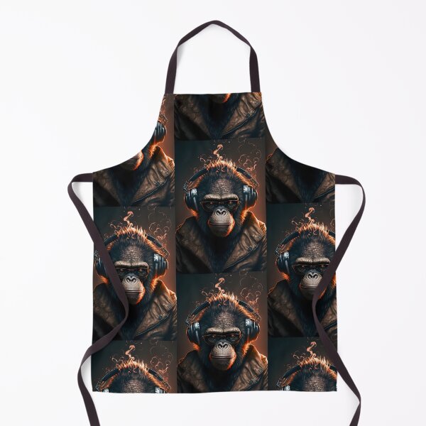 Item preview, Gorilla DJ Urban Style - Fantastic Art of Music-Loving Primates designed and sold by Hipatye26.