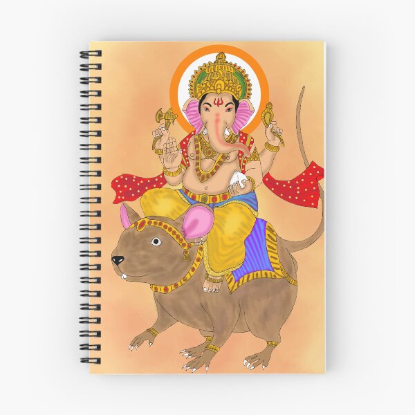 Item preview, Sacred Lord Ganesha Illustration – Hindu God Artistic Design designed and sold by Harshit_Digital_Arts.