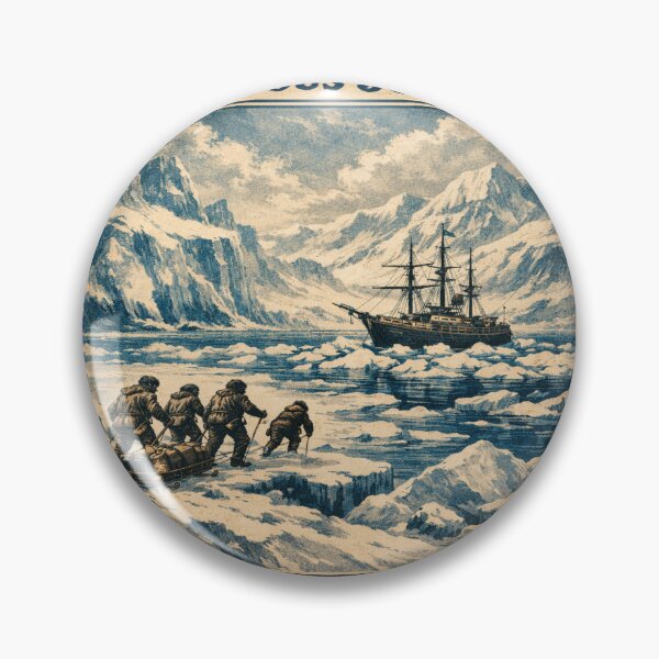 Item preview, Men Wanted for Hazardous Journey – Vintage Antarctic Expedition Poster | Shackleton Inspired Explorer Wall Art designed and sold by Globalcitytees.