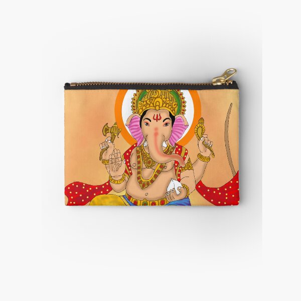 Item preview, Sacred Lord Ganesha Illustration – Hindu God Artistic Design designed and sold by Harshit_Digital_Arts.