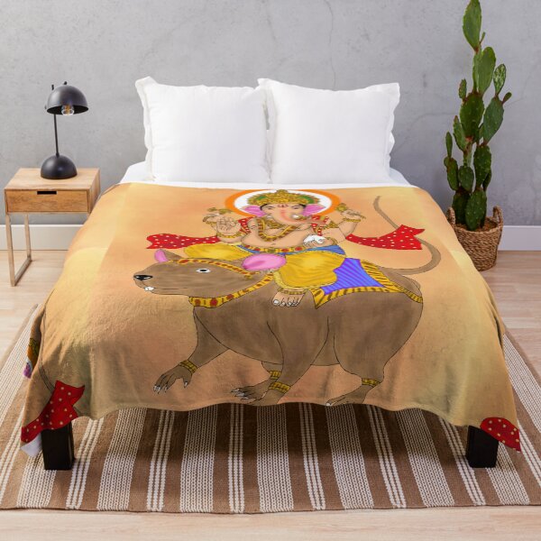 Item preview, Sacred Lord Ganesha Illustration – Hindu God Artistic Design designed and sold by Harshit_Digital_Arts.
