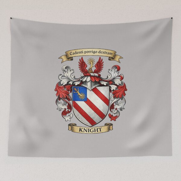 Item preview, The Knight Family Coat of Arms designed and sold by BagTown Clans.