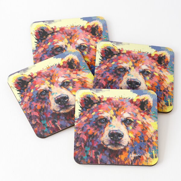 Item preview, Bear Portrait designed and sold by ArtMailsonCello.