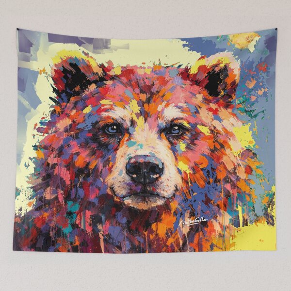 Item preview, Bear Portrait designed and sold by ArtMailsonCello.