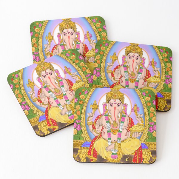 Item preview, Lord Ganesha Spiritual Artwork – Symbol of Wisdom and Prosperity designed and sold by Harshit_Digital_Arts.
