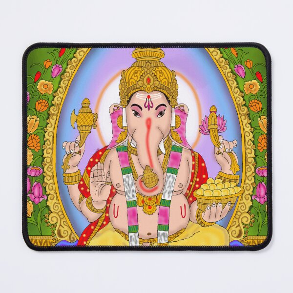 Item preview, Lord Ganesha Spiritual Artwork – Symbol of Wisdom and Prosperity designed and sold by Harshit_Digital_Arts.