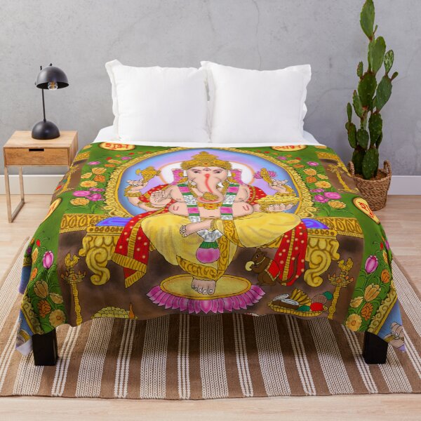 Item preview, Lord Ganesha Spiritual Artwork – Symbol of Wisdom and Prosperity designed and sold by Harshit_Digital_Arts.