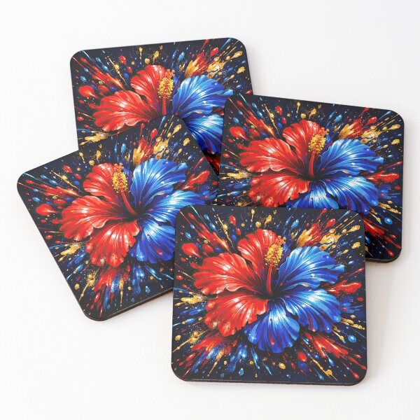 Item preview, Haiti Hibiscus Fire Bloom designed and sold by BrickByDream.