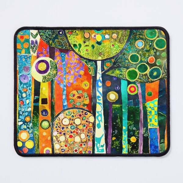 Item preview, Funky Fantasy Forest Colorful Abstract Trees Digital Art designed and sold by DEC02.