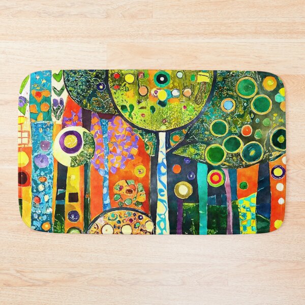 Item preview, Funky Fantasy Forest Colorful Abstract Trees Digital Art designed and sold by DEC02.