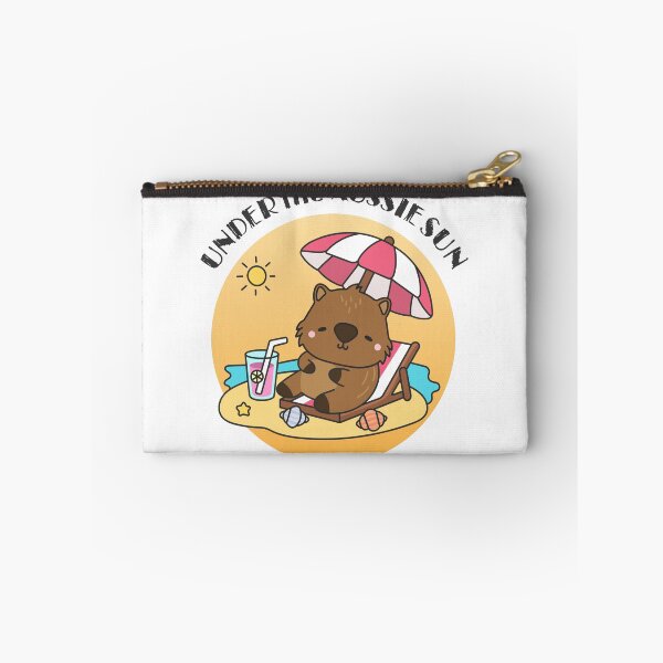 Item preview, Cute Wombat under the Aussie Sun designed and sold by DalePrestonArt.