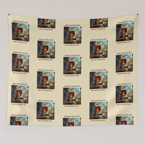 Item preview, Where the Mead Flows Castlecore designed and sold by Sachie's Studio.