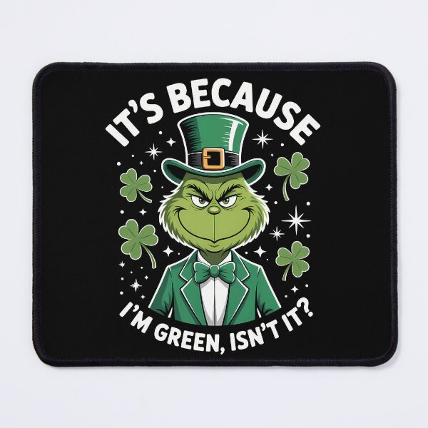 Item preview, its because I'm green isn't it happy saint Patrick Day 2026 designed and sold by VividDripCo.
