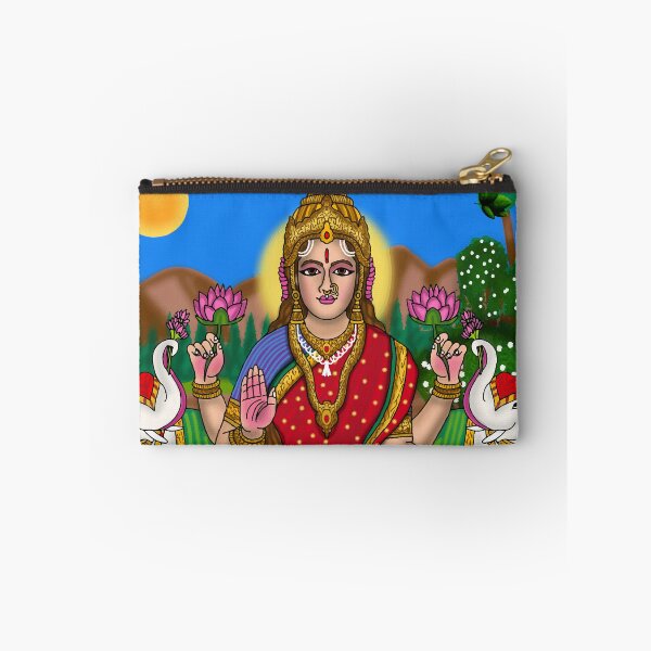 Item preview, Gaja Lakshmi Goddess Art – Sacred Hindu Prosperity Illustration designed and sold by Harshit_Digital_Arts.