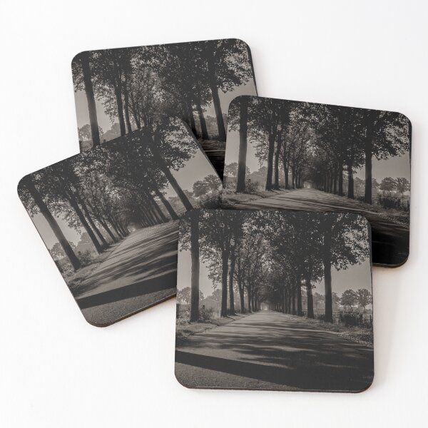 Item preview, Achtmaal Tree Lined Road Sepia Toned designed and sold by Radiocafe.