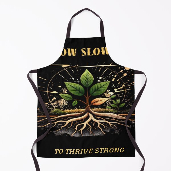 Item preview, Grow Slowly to Thrive Strong – Motivational Plant Roots Design | Self Growth Inspirational Quote T-Shirt designed and sold by designreach.