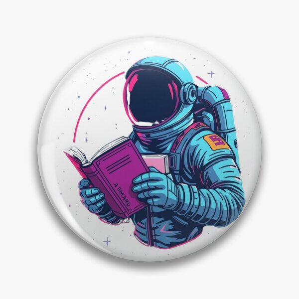 Item preview, Astronaut Reader Space Exploration Knowledge Seeker designed and sold by fancy-to-shop.