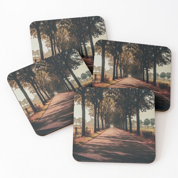 Item preview, Achtmaal Tree Lined Road designed and sold by Radiocafe.