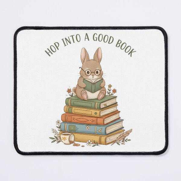 Item preview, Hop Into A Good Book - Reading Rabbit designed and sold by Kvarny.