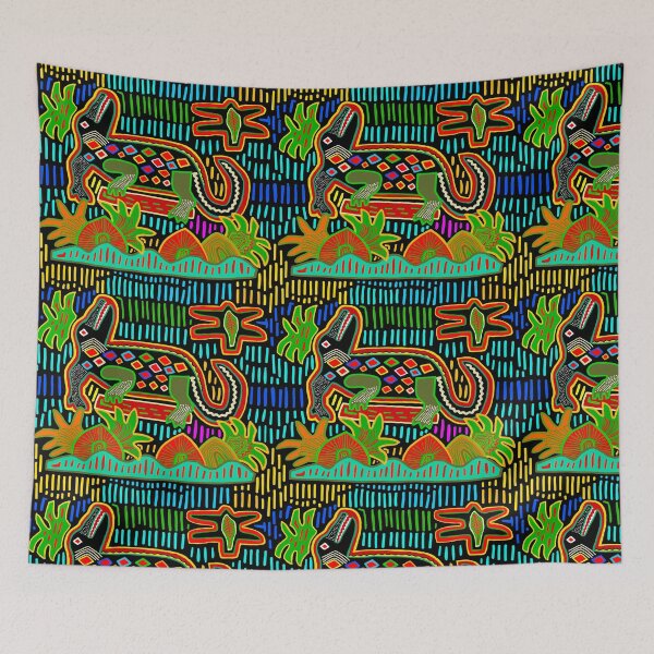 Aperçu de l'œuvre Alligator tropical ensoleillé créée et vendue par ESPRIT MYSTIQUE.