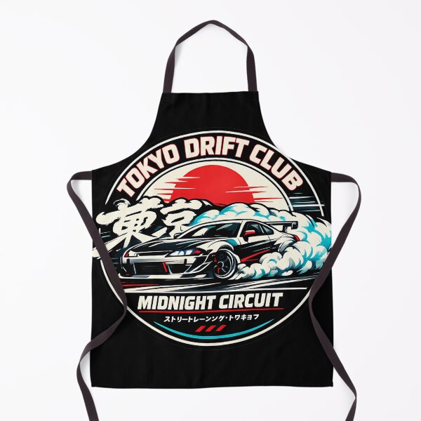 Item preview, Tokyo Drift Club Midnight Circuit Shirt JDM Drift Car Japanese Street Racing Graphic Tee designed and sold by VaporTokyo.