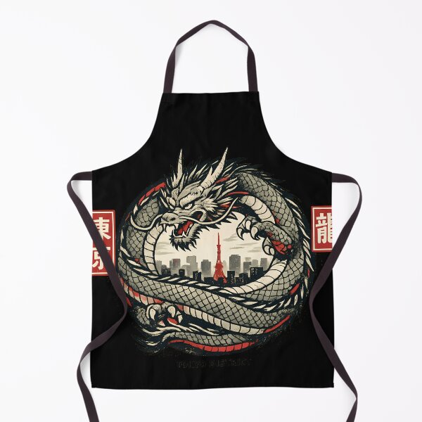 Item preview, Tokyo Dragon District Shirt Japanese Dragon Tokyo Skyline Streetwear Graphic Tee designed and sold by VaporTokyo.