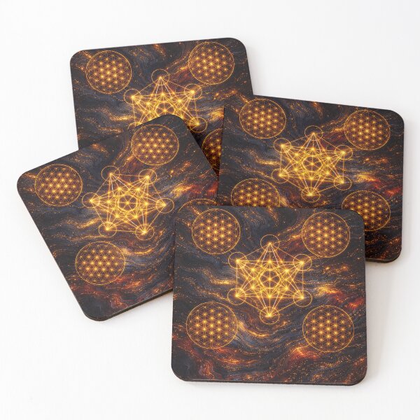 Item preview, Ayiti Cosmic Fire Sacred Geometry designed and sold by BrickByDream.