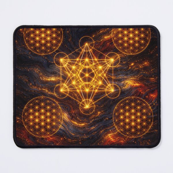 Item preview, Ayiti Cosmic Fire Sacred Geometry designed and sold by BrickByDream.