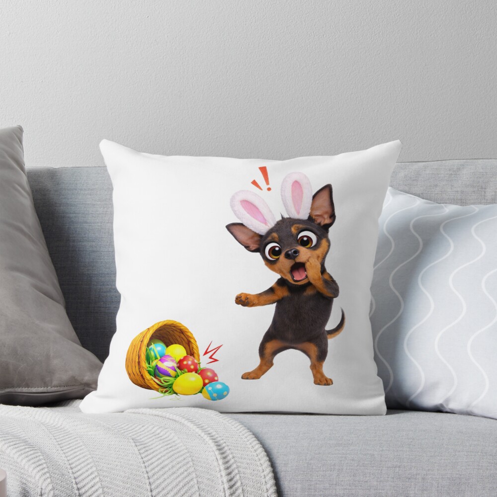 Item preview, Throw Pillow designed and sold by Sillytoe.