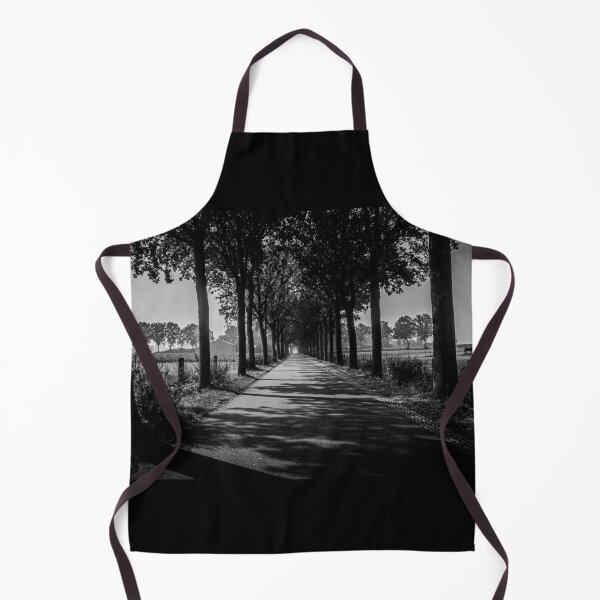 Item preview, Achtmaal Tree Lined Road Black and White designed and sold by Radiocafe.