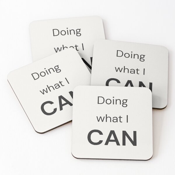 Item preview, Doing What I Can – Gentle Affirmation Tee designed and sold by QuietlyBecoming.