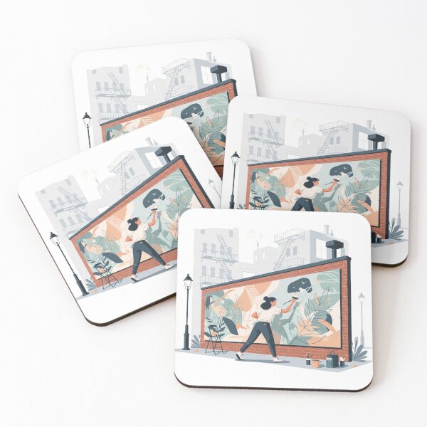 Item preview, Urban Street Artist – Modern City Art Illustration designed and sold by itsTinaColman.