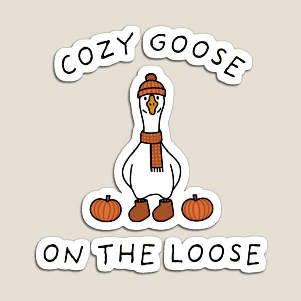 Item preview, Cozy Goose On The Loose, Silly Goose Lover Gift designed and sold by breannehope.