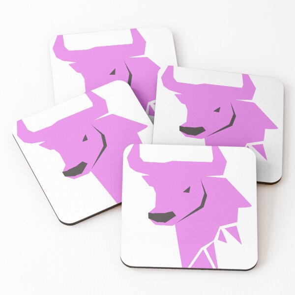 Item preview, Bold Pink Bull – Taurus Inspired Art designed and sold by Theo86.
