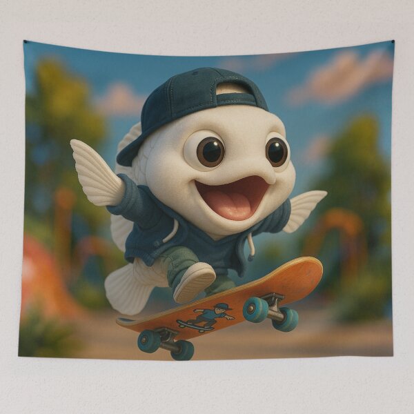 Item preview, Skater Platinum Arowana designed and sold by Sillytoe.