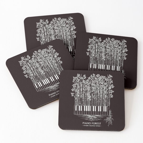 Item preview, Piano Forest - Where Silence Sings | Birch Tree Nature Art designed and sold by By Dana Studio.
