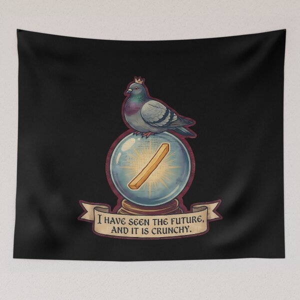 Item preview, King Pigeon Psychic Crunchy French Fry Future designed and sold by k3rstman1.
