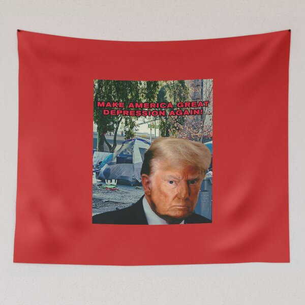 Item preview, Anti Trump Make America Great Depression Again  designed and sold by Cat Haven & Rescue .