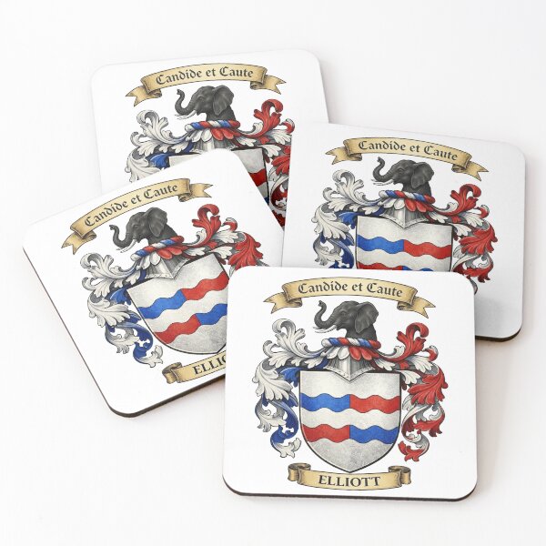 Item preview, The Elliott Family Coat of Arms designed and sold by BagTown Clans.
