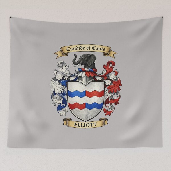 Item preview, The Elliott Family Coat of Arms designed and sold by BagTown Clans.