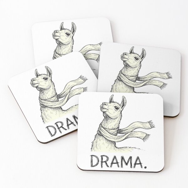 Item preview, Drama Llama with Scarf Humor designed and sold by k3rstman1.