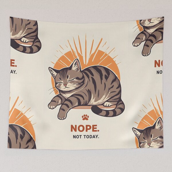 Item preview, Nope Not Today cat  designed and sold by owi-art.